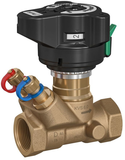 Valvul balancuese LENO MSV-D, DN 15, filetë e brendshme ISO 228/2, e bronztë