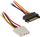 Kabllo adapter Molex në SATA Akasa AK-CBPW03-KT02, 0.15m, me ngjyra
