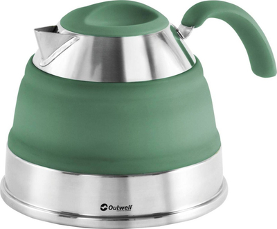 Ibrik palosës Outwell Collaps, 1.5L, silikon çelik inox, jeshil Shadow