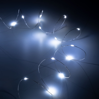 Drita dekorative Rebel Light 20 LED, 1.9 m, të bardha të ftohta