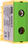 Bllok terminal EM Group EURO OTL, 47.6x38x18mm, i gjelbër / i verdhë
