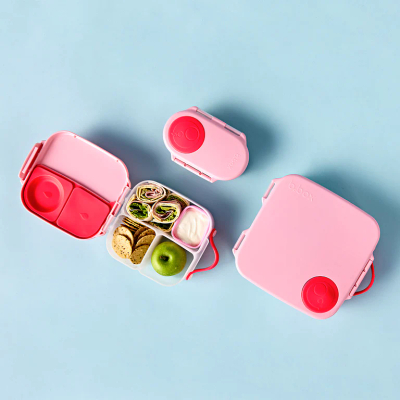 Kuti ushqimi për fëmijë b.box Mini Snack Box, 2 ndarje, e lejla Lilac Pop