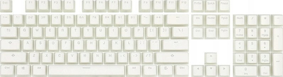 Сет капачиња за тастатура Redragon A130 Scarab, 104 копчиња PBT Doubleshot, бела