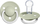 Memë qetësuese Bibs De Lux Silicone, 0-36m, e hirtë