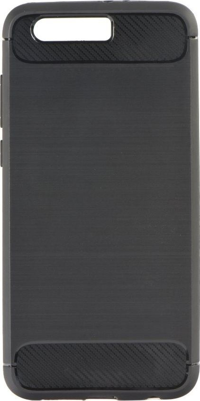 Mbulesë telefoni Forcell Carbon për Huawei Honor 20 Nova 5T, gomë rezistente, e zezë
