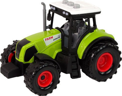 Set lodrash traktor me rimorkio, me drita LED e tinguj, shumëngjyrësh
