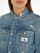 Xhaketë për femra Calvin Klein denim, e kaltër