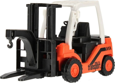 Makina lodër pirunggites Mega Creative Forklift Truck MC WB 120, pull back, plastike, shumëngjyrëshe