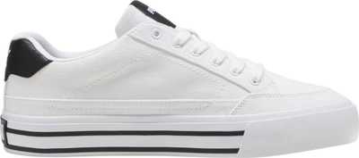 Atlete unisex PUMA Court Classic Vulc FS, tekstil, taban i vulkanizuar, bardh e zi