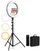 Lampë selfie rrethore LED 06-430, 50W, Ø 45 cm, e bardhë