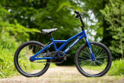 Biçikletë BMX Huffy HX ProRacer, çelik, 20", blu