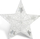 Yll dekorativ Star Christmas R2313/10, 25cm, i bardhë