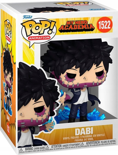 Figurë vinili Funko Pop My Hero Academia Dabi me flakë, koleksionare, shumëngjyrëshe