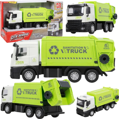 Камион играчка Garbage Truck Maksik, пластика, за деца, повеќебоен