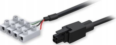 Kabllo energjie Teltonika PR2FK20M, terminal vidhash 4 drejtimesh, dalje 4-pin, 2m