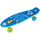 Skateboard për kalamaj Enero Mini Puppy, plastik, deri 60 kg, blu