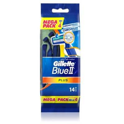 Brisk rroje Gillette Blue 2 Plus, 14 copë