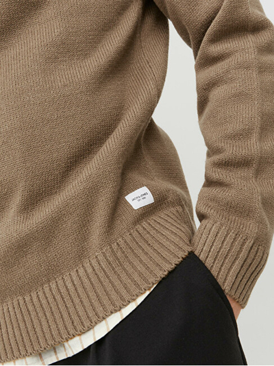 Triko Jack&Jones JJEJACK Regular Fit 12236774 Otter