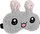 Maskë gjumi Starpak Grey Rabbit, për të rritur dhe fëmijë, gri