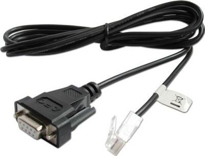Кабел за комуникација APC AP940-0625A, DB9 во RJ45, 2 m, црн