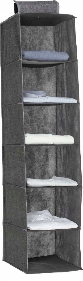 Organizues rrobash 5FIVE, 6 rafte, 30x30x120 cm, gri antracit