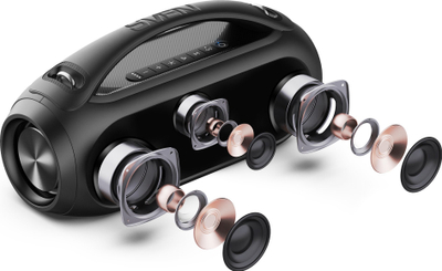 Bluetooth звучник Sven PS-380, 40W, IPX5, црн