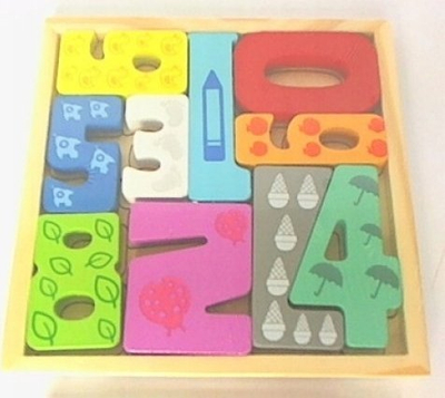 Puzzle druri me numra Mz Import 223 06867, 0 9, shumëngjyrësh