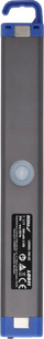 Dritë pune LED Dedra L0911 SLIM COB, 360lm, rikarikueshme me USB-C, gri me blu