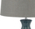 Lampë tavoline Beliani Samina, qeramike, 59cm, jeshile