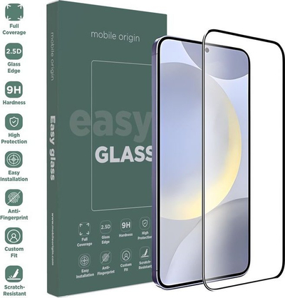 Xham mbrojtës Mobile Origin EasyGlass për Samsung Galaxy S24, transparencë e lartë, rezistent ndaj gërvishtjeve