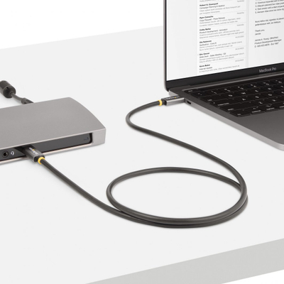 Kabllo USB4 StarTech.com, USB C në USB C, 1m, 40 Gbps, 100W, e zezë