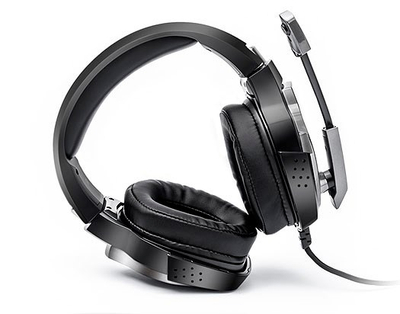 Kufje REAL-EL GDX-7780 SURROUND 7.1, me kabllo, të zeza