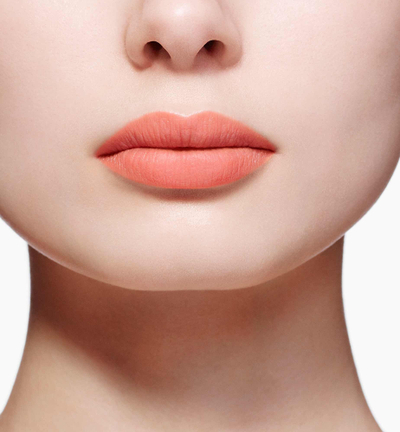 Balsam buzësh Dior Rouge Dior 445 Petal, mat, me ngjyrë pjeshke
