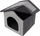 Shtëpi tekstili për kafshë Hobbydog R3, 52x46cm, e gri