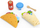 Set loje druri Viga Toys Taco and Burrito, role play kuzhine, shumëngjyrësh