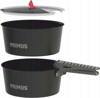 Set tenxheresh kampingu Primus Litech, 2.3L, alumin i anodizuar, i zi