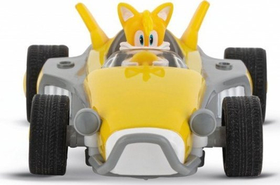 Играчка автомобил со далечински управувач Тим Соник Рејсинг Тејлс, 1:43, многуобоен