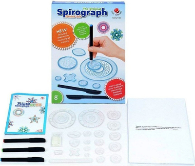 Lodër edukative Spirograph ZA2583, set krijimi me vizatime, shumëngjyrësh