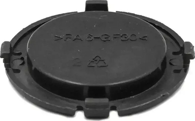 Завршен капак DEA XDED7758.50, пластичен, кружен, црн