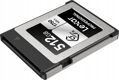 Kartë memorie Lexar Professional CFexpress Type B Silver Series, 512GB, 1750MB/s, argjendtë e zezë