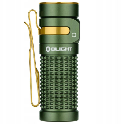 Dritë dore Olight Baton 4, 1300 lumene, EDC, jeshile