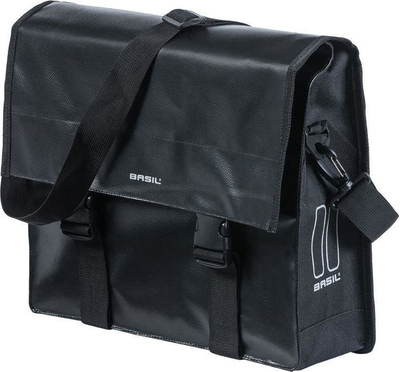 Çantë biçiklete Basil Urban Load Messenger, 15-17L, kundra ujit, e zezë