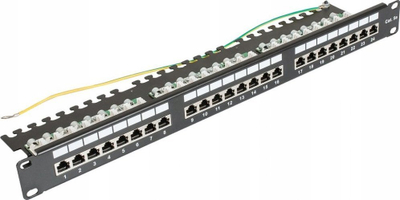 Patch panel C&amp;C Partners TE Cat 5e, 24xRJ45 FTP, 19" 1U, i zi
