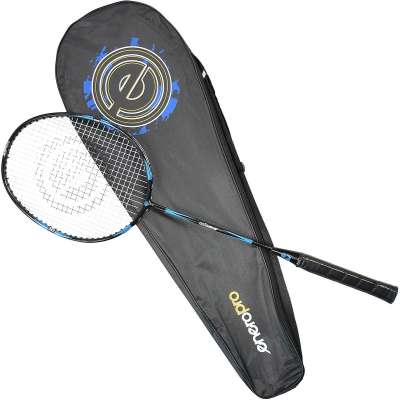 Raketë badminton Enero Pro 28, alumini, me çantë mbrojtëse, e zezë