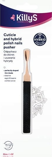 Shtytës kutikulash KillyS Rose Gold, me dorezë silikoni, 1 copë, rozë gold