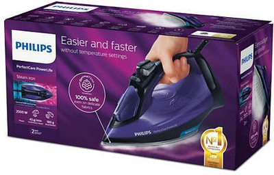 Hekur për rroba Philips, 2500 W, vjollcë