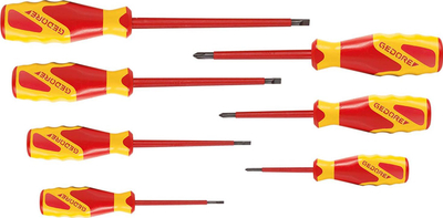 Set kaçavidash Gedore (1616048), 7 copë
