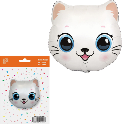 Balonë folie Godan Kitten, 61cm, për helium, shumëngjyrëshe