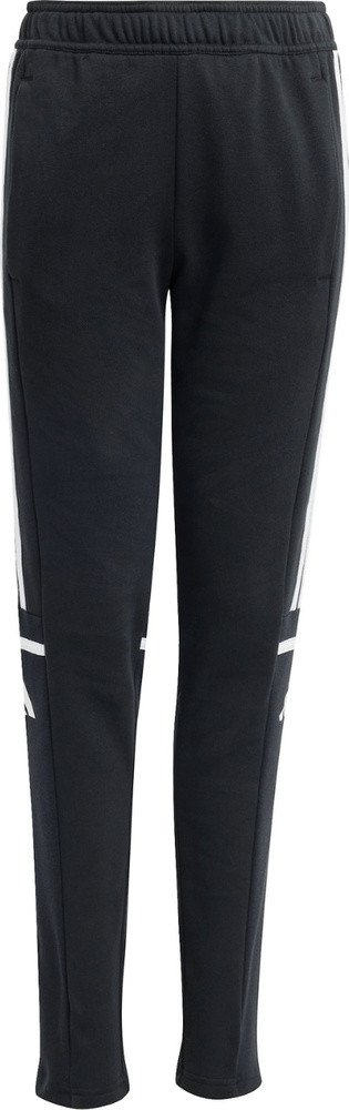 Pantallona sportive adidas Squadra 25 Jr JE2762, AEROREADY, poliester i ricikluar, të zeza