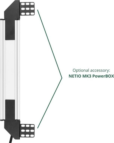 Set braketa rack NETIO MK2 PowerBOX, për PowerBOX 3Px 4Kx 4KG, 19" 1.5U, metalik